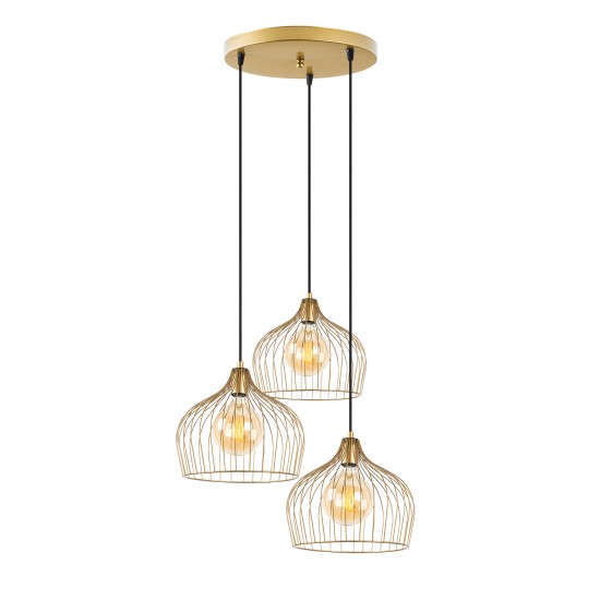 Chandelier Bek - 11381 Shiny Gold Chandelier Bek - 11381 Shiny Gold