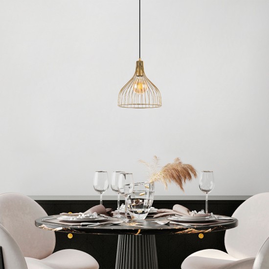 Opviq Chandelier Cafu - 11566 Shiny Gold
