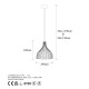 Opviq Chandelier Cafu - 11566 Shiny Gold