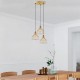 Chandelier Cafu - 11566 - 2 Shiny Gold