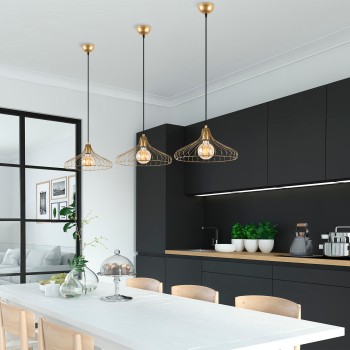 Chandelier DEPAY-11251 Shiny Gold