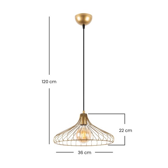 Chandelier DEPAY-11251 Shiny Gold Chandelier DEPAY-11251 Shiny Gold