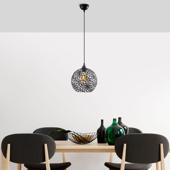 Chandelier Hay - 11880 Black Opviq Chandelier Hay - 11880 Black