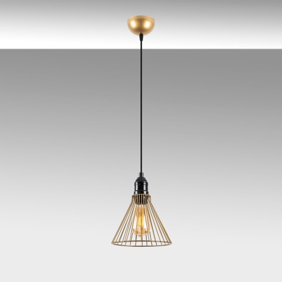 Chandelier Rozye - 11291 Shiny Gold Chandelier Rozye - 11291 Shiny Gold