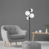 Opviq Floor Lamp Fazli - 10521 Black
White