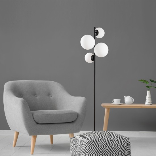 Floor Lamp Fazli - 10521 Black
White Opviq Floor Lamp Fazli - 10521 Black
White