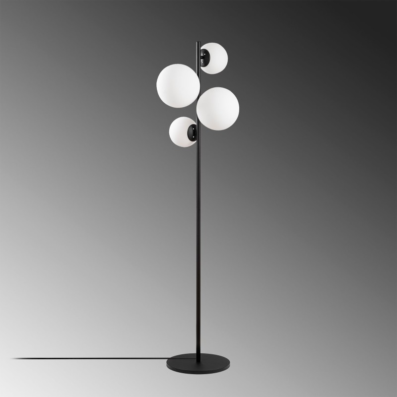Opviq Floor Lamp Fazli - 10521 Black
White