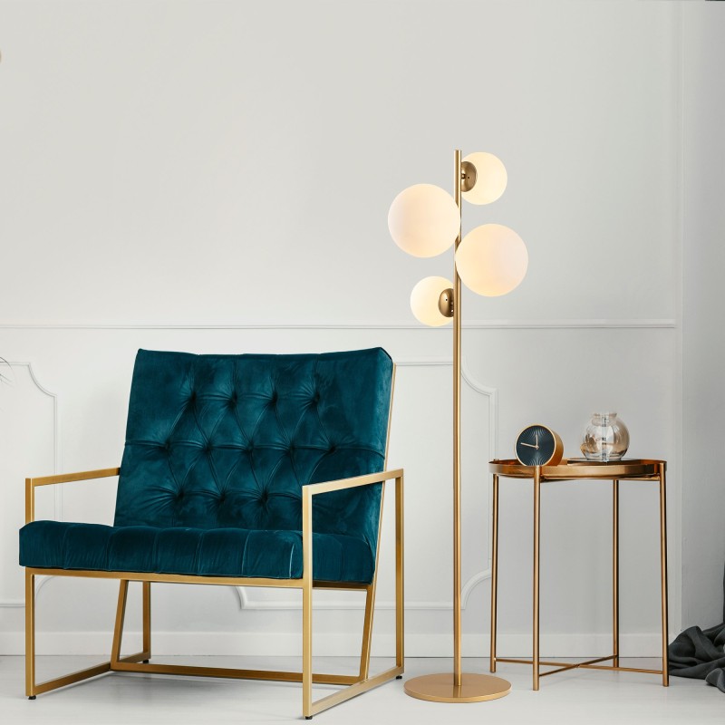 Opviq Floor Lamp Fazli - 10523 Gold