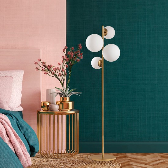 Opviq Floor Lamp Fazli - 10523 Gold