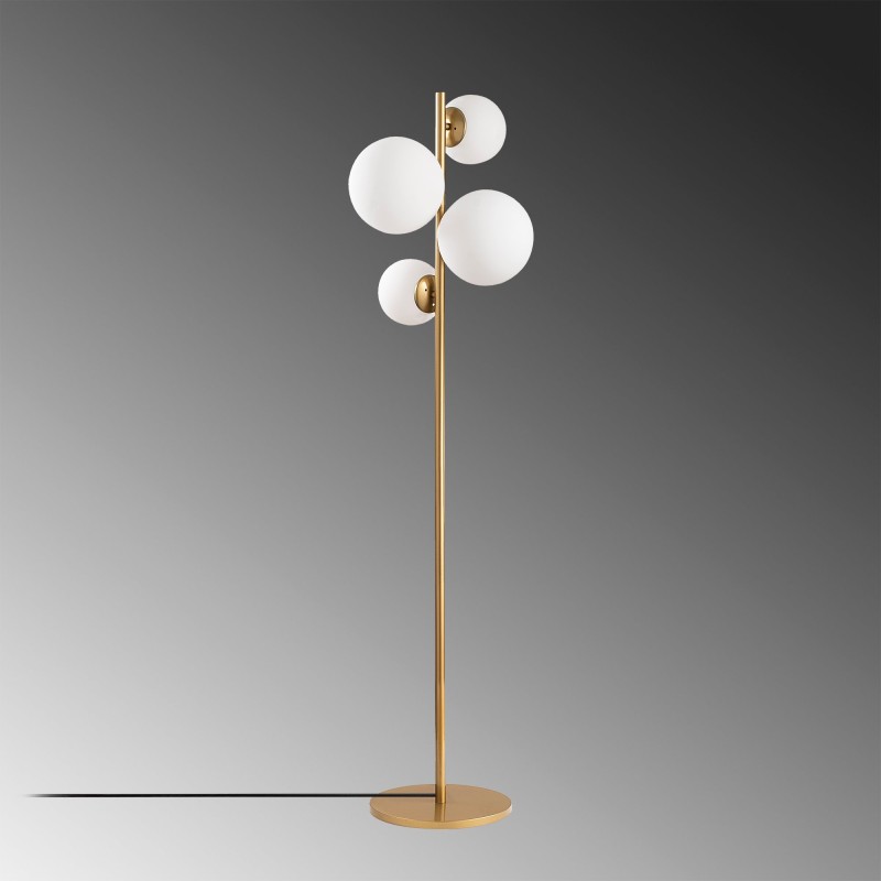 Opviq Floor Lamp Fazli - 10523 Gold