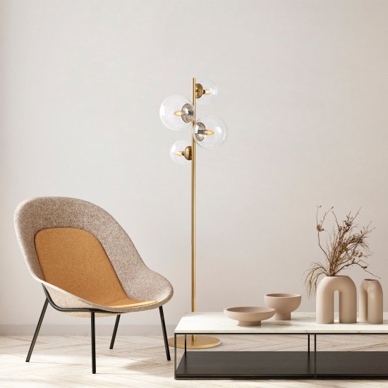 Floor Lamp Fazli - 10524 Antique Opviq Floor Lamp Fazli - 10524 Antique