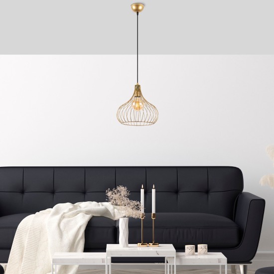 Chandelier Teldamla - 11920 Shiny Gold Opviq Chandelier Teldamla - 11920 Shiny Gold