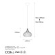 Chandelier Teldamla - 11920 Shiny Gold Opviq Chandelier Teldamla - 11920 Shiny Gold