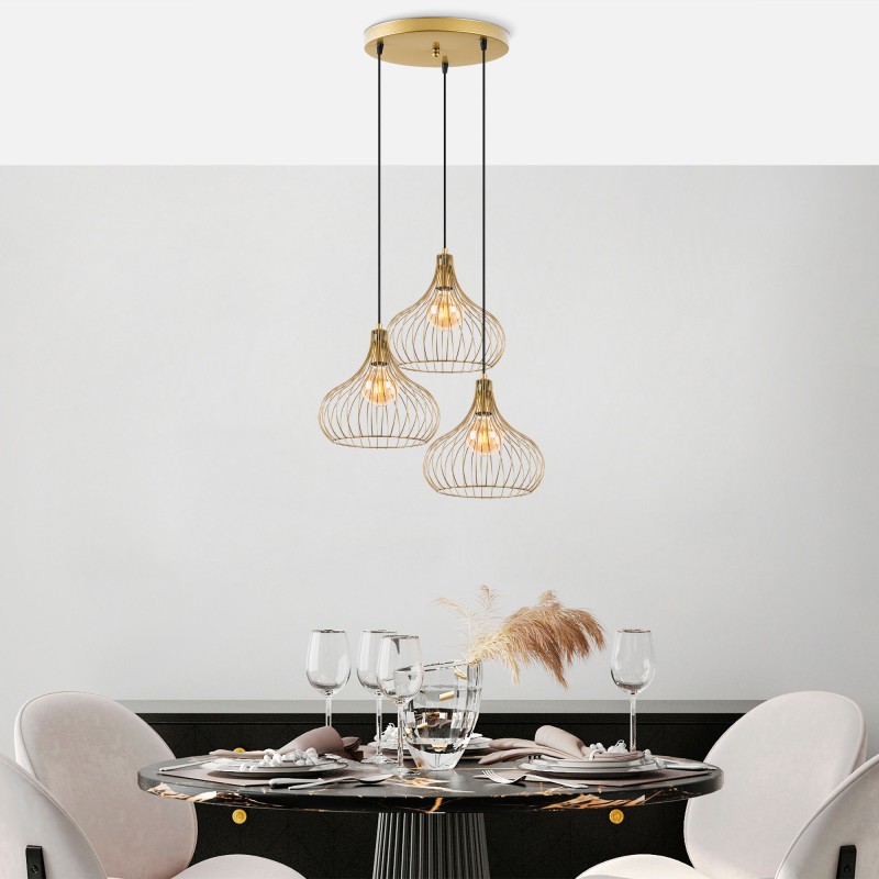 Chandelier Teldamla - 11930 Shiny Gold