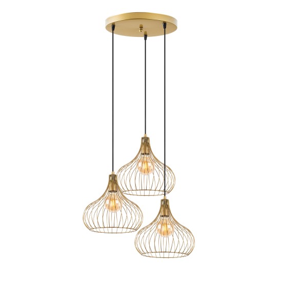 Chandelier Teldamla - 11930 Shiny Gold Chandelier Teldamla - 11930 Shiny Gold