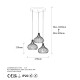 Chandelier Teldamla - 11930 Shiny Gold Chandelier Teldamla - 11930 Shiny Gold