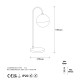Table Lamp Horn - 12202 Gold Table Lamp Horn - 12202 Gold