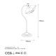 Table Lamp Konika - 12262 Black
Gold