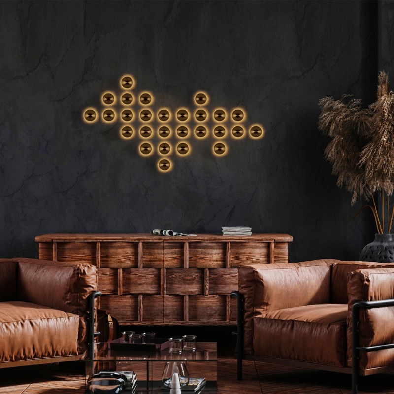 Opviq Wall Lamp Fungal - 13361 Gold