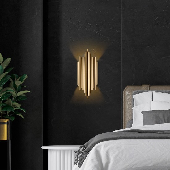 Wall Lamp Reis - 13341 Gold Opviq Wall Lamp Reis - 13341 Gold