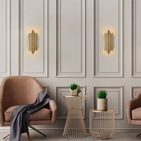 Wall Lamp Reis - 13341 Gold Opviq Wall Lamp Reis - 13341 Gold