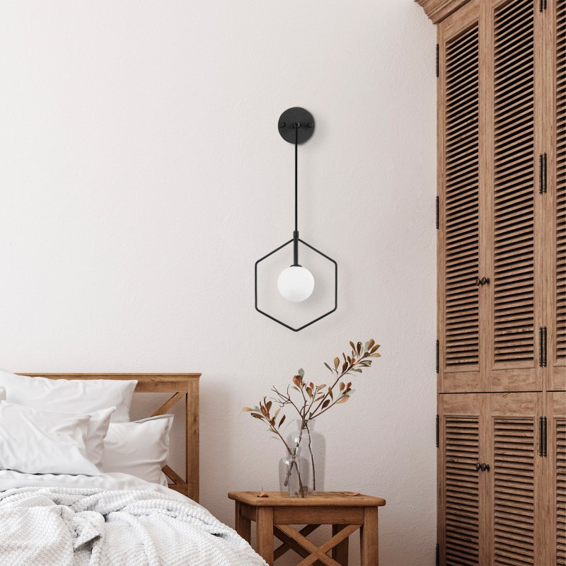 Wall Lamp Geometri - 11105 Black
White