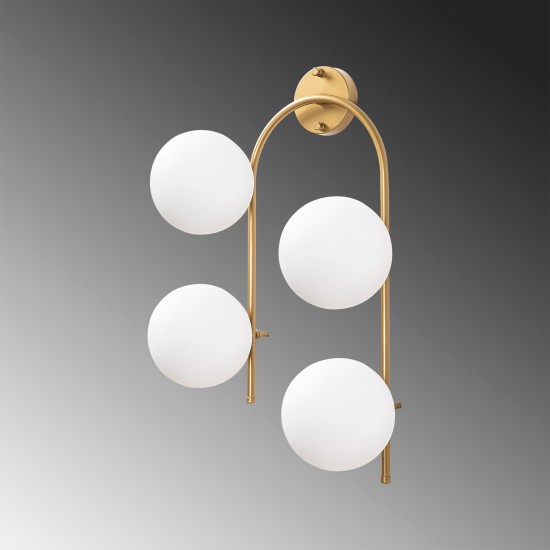 Wall Lamp Jewel - 10605 Shiny Gold Wall Lamp Jewel - 10605 Shiny Gold