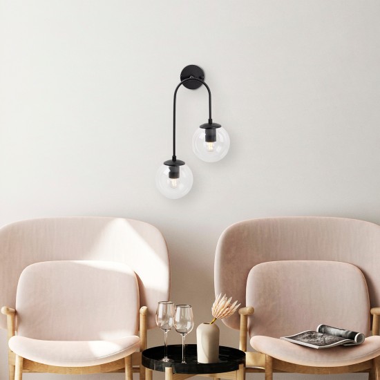 Wall Lamp Jewel - 10570 Black Wall Lamp Jewel - 10570 Black