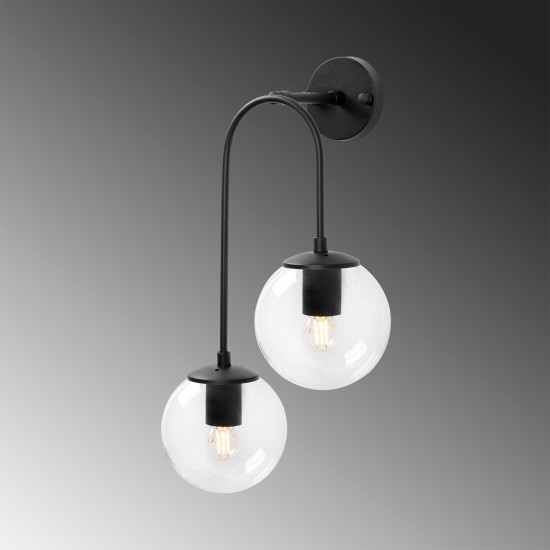 Wall Lamp Jewel - 10570 Black Wall Lamp Jewel - 10570 Black