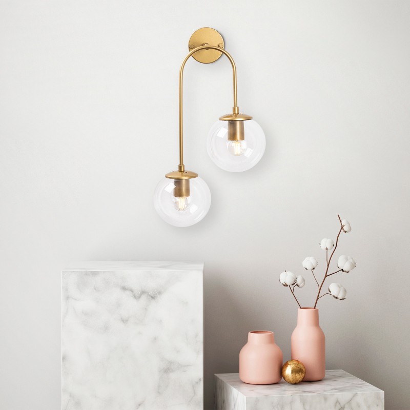 Wall Lamp Jewel - 10580 Shiny Gold