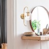 Opviq Wall Lamp Jewel - 10560 Shiny Gold