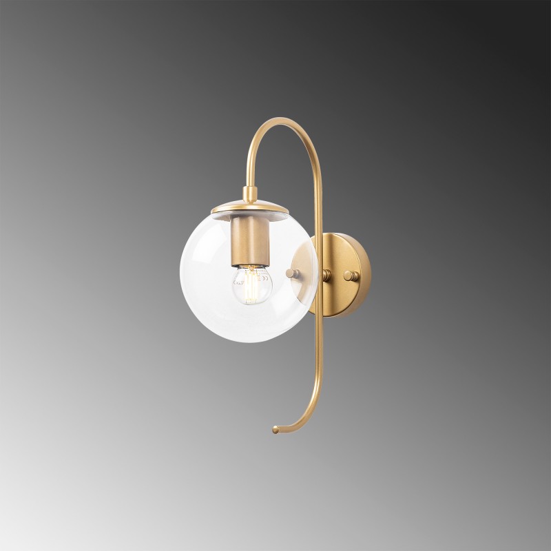 Opviq Wall Lamp Jewel - 10560 Shiny Gold