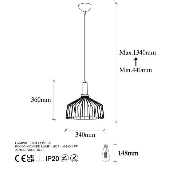 Chandelier Dear - 11200 Black
Antique Chandelier Dear - 11200 Black
Antique