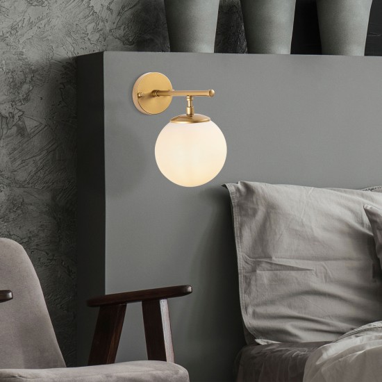 Opviq Wall Lamp Roe - 10725 Shiny Gold