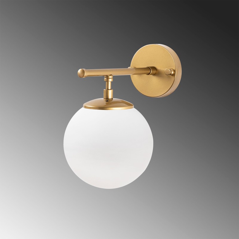 Opviq Wall Lamp Roe - 10725 Shiny Gold