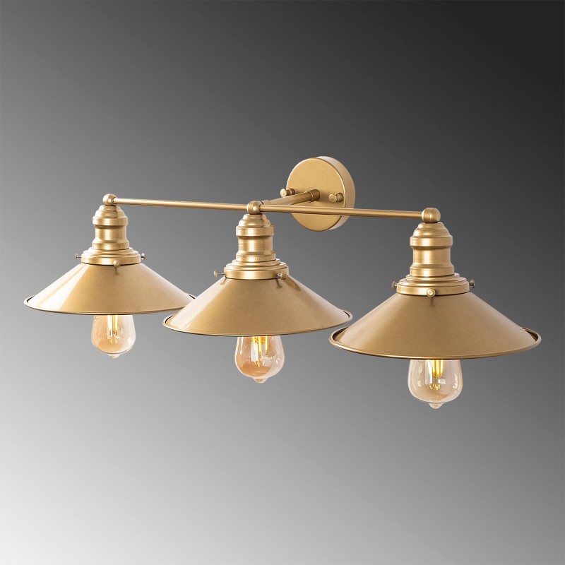Wall Lamp Conical - 12186 Gold
