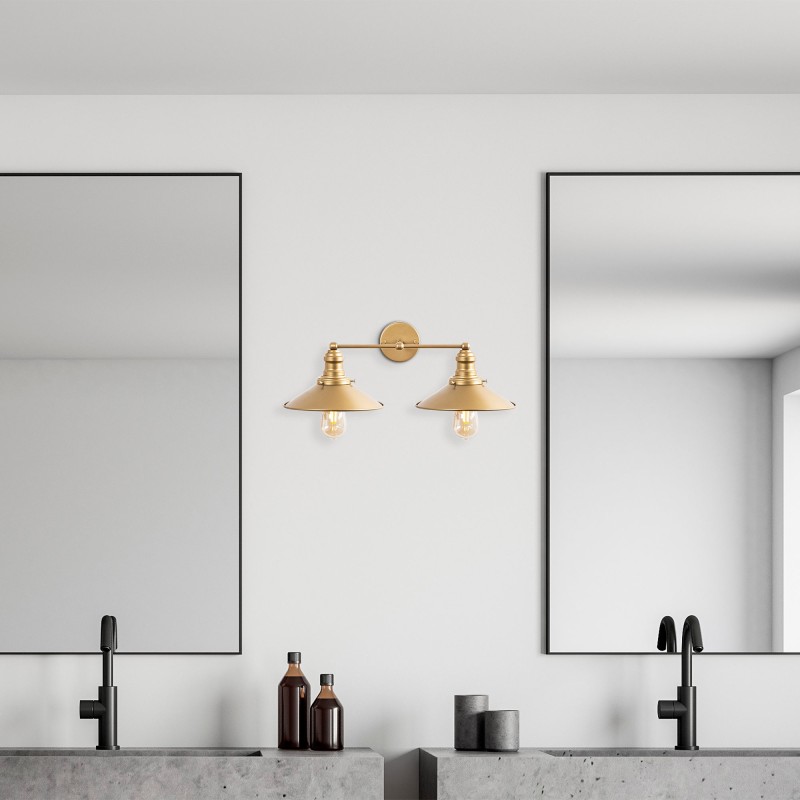 Wall Lamp Conical - 12191 Gold