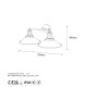 Wall Lamp Conical - 12191 Gold