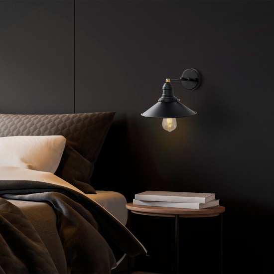 Wall Lamp Conical - 12195 Black
Antique Wall Lamp Conical - 12195 Black
Antique