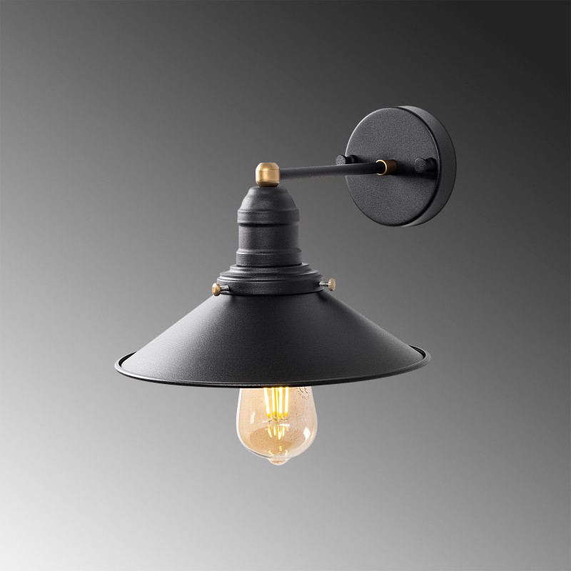 Wall Lamp Conical - 12195 Black
Antique