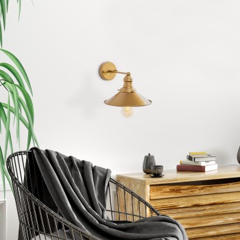Wall Lamp Conical - 12196 Gold