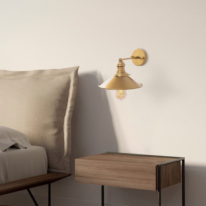 Wall Lamp Conical - 12196 Gold
