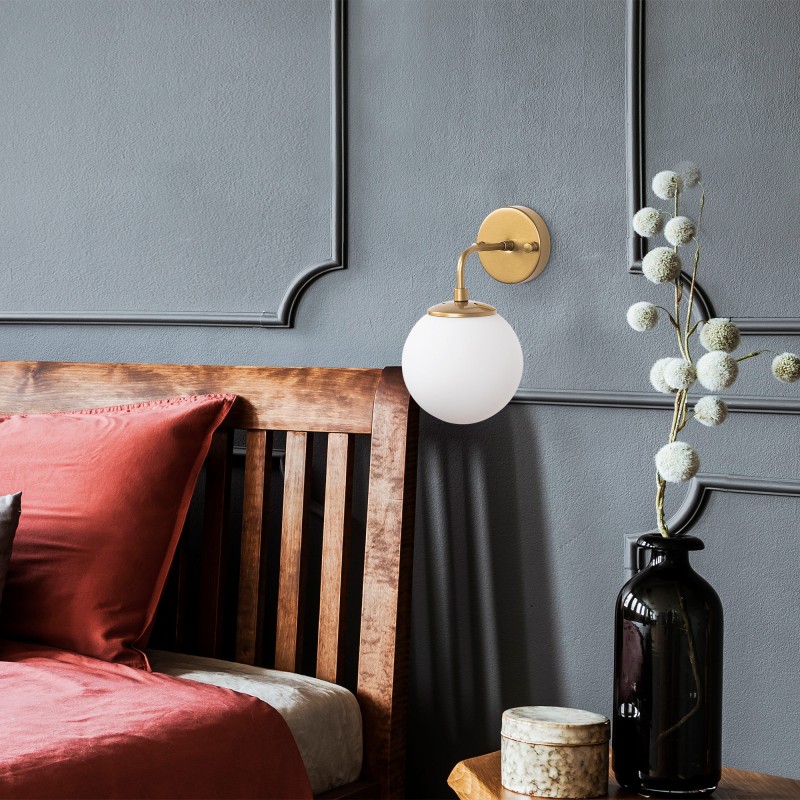 Opviq Wall Lamp Horn - 12215 Gold