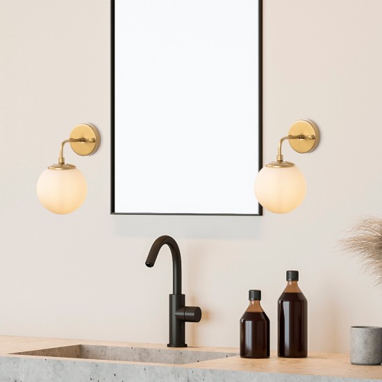 Opviq Wall Lamp Horn - 12215 Gold
