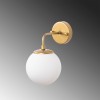 Opviq Wall Lamp Horn - 12215 Gold