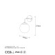 Opviq Wall Lamp Horn - 12215 Gold