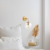 Opviq Wall Lamp Horn - 12216 Gold