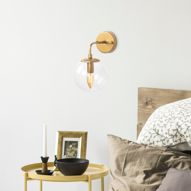 Opviq Wall Lamp Horn - 12216 Gold