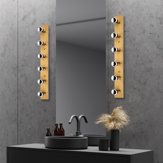 Wall Lamp Mirro - 12237 Gold Wall Lamp Mirro - 12237 Gold