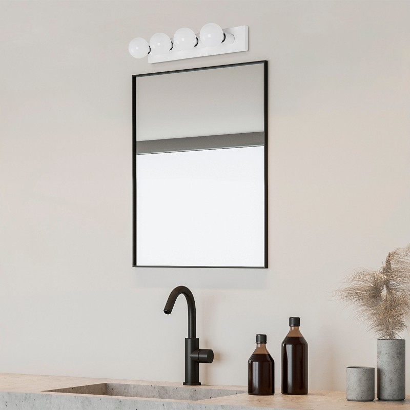 Wall Lamp Mirro - 12241 White